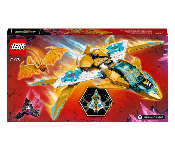 LEGO Ninjago® 71770 Złoty smoczy odrzutowiec Zane’a - 1040612 - zdjęcie 10